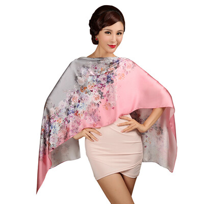 

【Jingdong supermarket】 Antarctic people (Nanjiren) silk scarves women's sunscreen scarves shawls scarves dual-use silk silk scarf style beauty