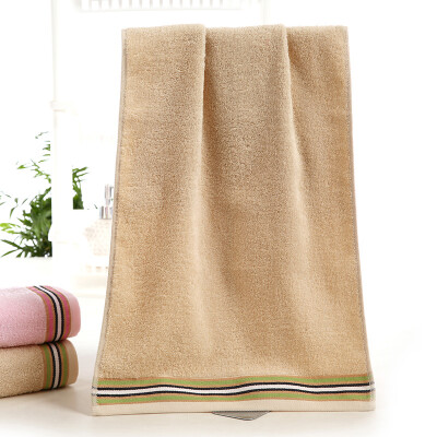 

According to cleansing 1611 cotton satin color of the towel brown powder blue three-color facial towel 3 loaded 33 70cm 80g