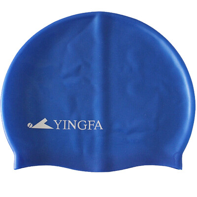 

YINGFA (YINGFA) плавание колпачок мужчины и женщины для взрослых мода досуга силиконовый сплошной цвет плавание cap озеро синий