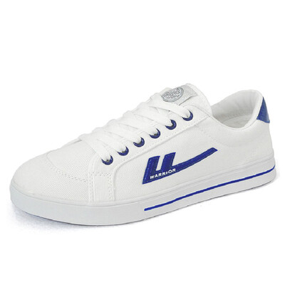 

Warrior) classic front with low to help men casual canvas shoes trend Korean students shoes 3447 black and red 40