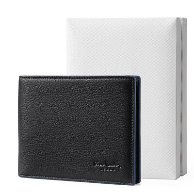 

Pierre Cardin Men&39s Wallets Business Casual Cross Heads Deerkin Wallet JFA524051A Black