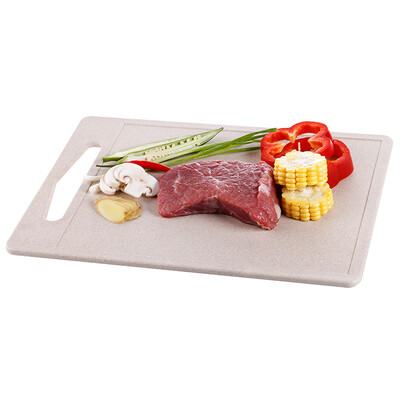 

Arsto Husk Wheat fiber cutting board Baby food supplement board chopping board square trumpet 12036M (34.5 * 25 * 0.8cm)