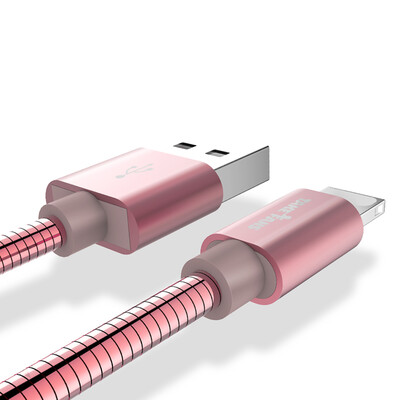 

Chiclok moire series Andrews Apple two-in-one double-headed data cable 2.4A lightning fast filling your interface to facilitate the storage of local gold