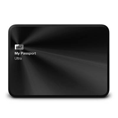 

Western Digital (WD) Мой паспорт Ultra Metal Edition USB3.0 1TB Ультра портативный мобильный жесткий диск (черный обсидиановый) WDBTYH0010BBK-CESN