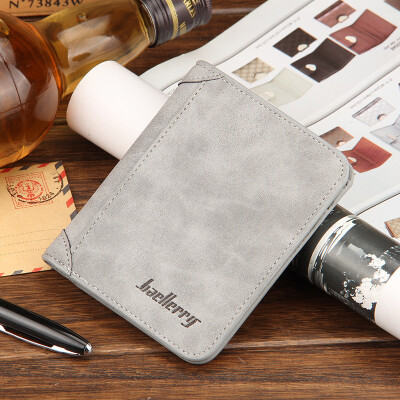 

The new male lady wallet retro matte wallet card SD card and wear thin horizontal box