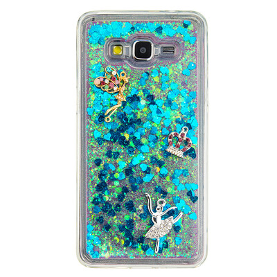 

Динамический Quicksand Блеск наливные Мягкая ТПУ чехол для SAMSUNG G530
