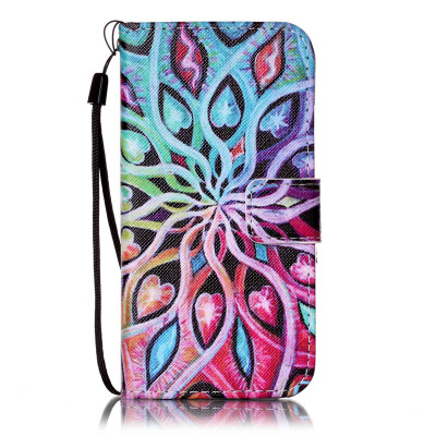 

Flower Design PU Leather Flip Cover Wallet Card Holder Case for IPHONE 6