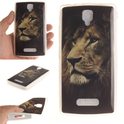 

Львы Pattern Мягкий тонкий ТПУ Резиновая крышка силиконовый гель чехол для Lenovo A2010