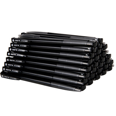 

Deli 60 black 07mm push ballpoint pen 6506