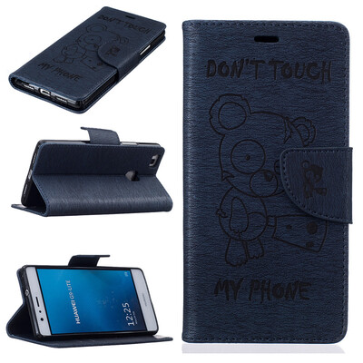 

Blue Bear выбитый PU кожаный бумажник чехол Классический откидная крышка с подставкой Функция и слот кредитной карты для HUAWEI P9