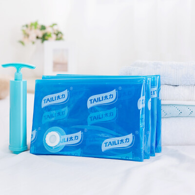 

Jingdong Supermarket] Tai Li quilt clothing storage bag vacuum compression bag finishing bag large 6 + 1