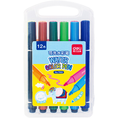 

(Deli) 7062 colorful 12 color watercolor pencil pencil boxed