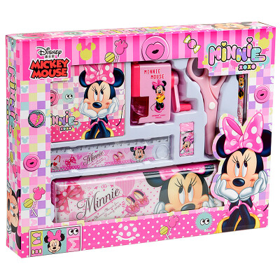 

Disney (Disney) DM6049-5B учащихся начальной школы канцелярские подарочной коробке женщин / детей учебных принадлежностей 7 комплектов моды пакеты розовый