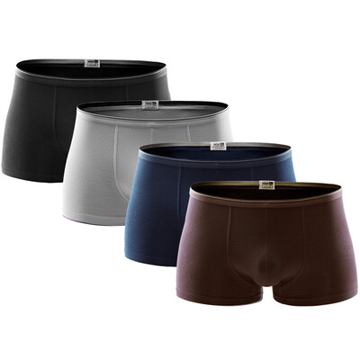 

Heng Yuen Cheung men&39s underwear in the waist color flat angle large size underwear male 4 gift box mixed color  code