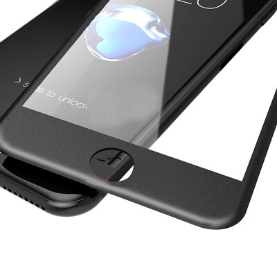 

Pizza iphone7plus закаленная пленка полноэкранная 3D-пленка мобильного телефона Apple 7 матовая черная всеохватная прозрачная стеклянная пленка мягкая сторона тонкая 5,5-дюймовый матовый черный