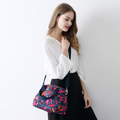 

findpop handbag canvas handbag female nylon shell bag F12 colorful Hericium