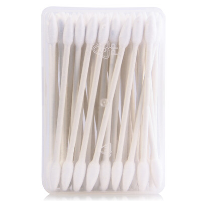 

Jingdong Supermarket excellent home UPLUS double-headed paper shaft multi-purpose make-up clean cotton swab 50 cotton sticks remover beauty cotton cotton hygiene cotton box boxed tip