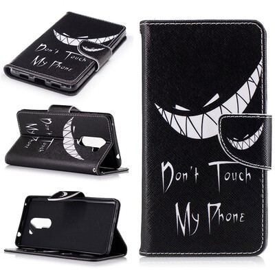 

smile Design PU Leather Flip Cover Wallet Card Holder Case for HUAWEI Honor 6X