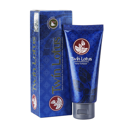 

Shuanglian TwinLotus natural plant toothpaste 120g Jin Hui Shu Min Thailand imported
