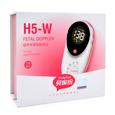 

Beibei Du Doppler fetal pregnant women to listen to fetal heart rate monitor home tire sound meter H5-W