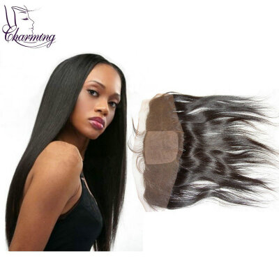 

Charming Hair Brazilian Straight Lace Frontal 11x4 full cuticle Brazilian virgin hair Silk Base Frontal Closure Hidden knots