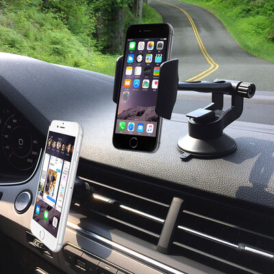 

TIEMOTU CXZJX01 Car mobile phone bracket combination of two-piece Sucker bracket Magnetic bracket Navigator bracket for Samsung Huawei millet apple
