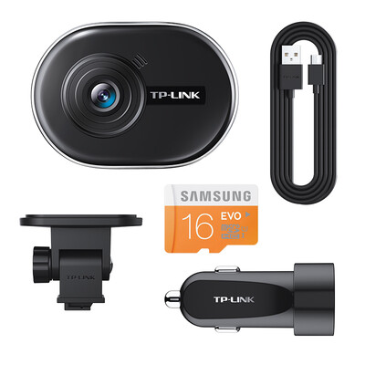 

TP-LINK TL-CD100 Set Edition 720P WIFI Driving Recorder Высококачественное ночное видение mini 118 градусов широкоугольного угла