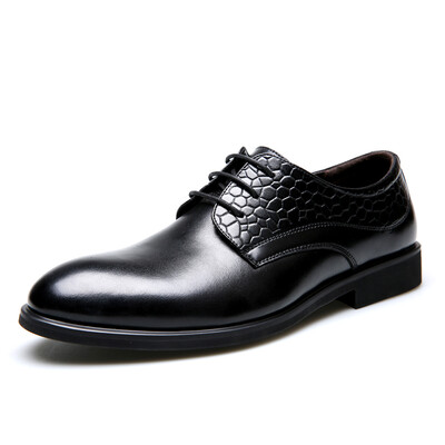 

Yicki EGCHI Dress Shoes Men&39s Casual Wear Patterns Business Leather Shoes Male 36296 Black 43