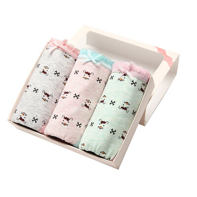 

COSMO LADY 3 pack cute cartoon pattern panties