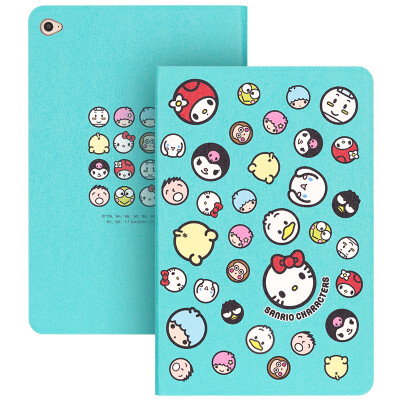 

Hello Kitty IPad AIR2 защитного рукав AIR2 мультфильм защитной оболочки кобура умная заторможенность может быть круглой зеленым кружком