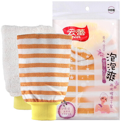 

Jingdong supermarket Yunlei double-sided rub towel gloves dual-use bath gloves wash towel exfoliating in the sand 10854