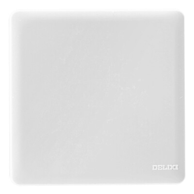 

Delixi DELIXI switch socket cover baffle blank panel large board Ya white series