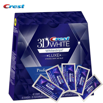 

Crest 3D White Whitestrips LUXE Professional Effects Teeth whitening 1020 Pouches OR toothpaste toothbrush