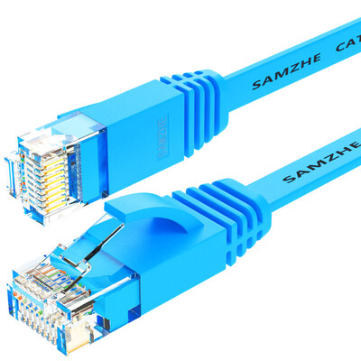

Shanze SAMZHE SZ-605BE super six super-super flat cable blue gold-plated head 5 meters two concessions