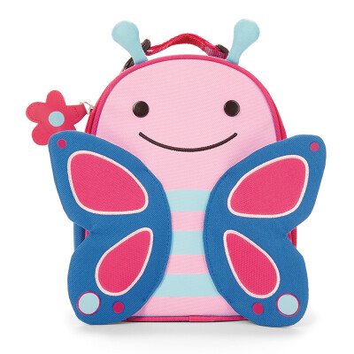 

SKIP HOP Cute Zoo Warm Lunch Bag Handbag Bag Child Picnic Bag - Butterfly 3 years old