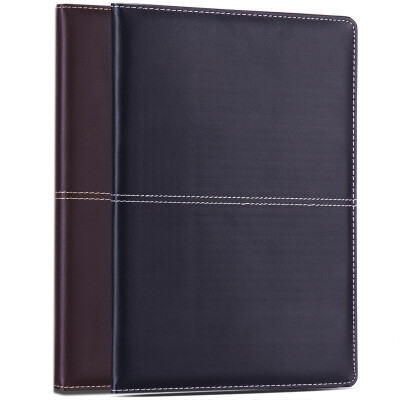 

Deli 3323 PVC Business Office Notepad Leather Surface 18K 114 Page Color Random