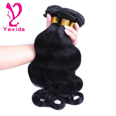 

yavida Virgin Malaysian Hair weave 4 Bundles Malaysian Body Wave Human Hair extension Body Wave Virgin Hair ali express