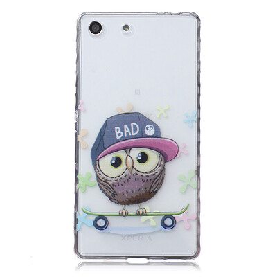 

Owl Pattern Soft Thin TPU Rubber Silicone Gel Case Cover for SONY Xperia M5