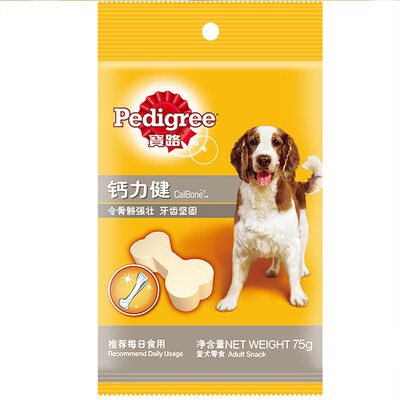 

Po Road Pet Snack Dog Snacks Adult Calcium Calorie milky taste 75g single pack