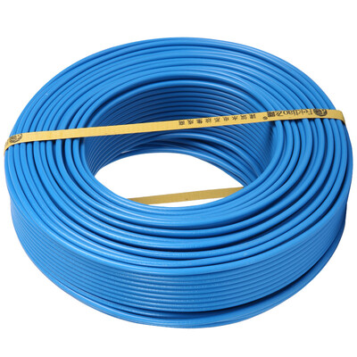 

Feidiao (feidiao) wire and cable BV2.5 square national standard household copper wire single-core single-strand copper wire 50 meters blue zero line