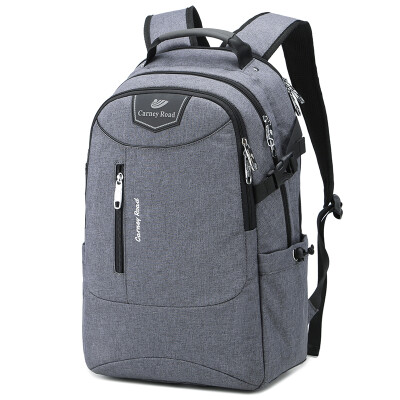 

Carney Road Carneyroad Business Backpack Большая сумка для ноутбука с сумкой для ноутбука Сумка для наружных путешествий Сумка светлая серая CR176