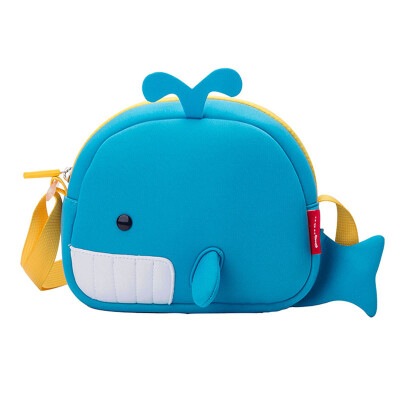 

NOHOO Animals Kids Crossbody Bag For Girls Waterproof Neoprene Shoulder Bags 3D Cute Cartoon Shoulder Bag