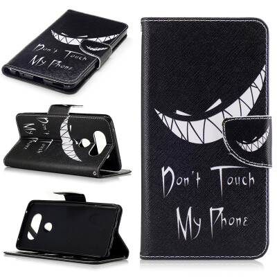 

smile Design PU Leather Flip Cover Wallet Card Holder Case for LG V20