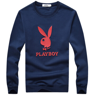 

PLAYBOY Playboy мужской моды случайные свитер шею длинными рукавами футболки 16045PL1910 Борланд 3XL