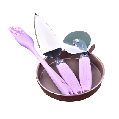 

Jingdong Supermarket Yang Chen Pizza 4 sets of baking tools suit pizza suit 8 inch deep pizza plate pizza knife pizza shovel oil brush