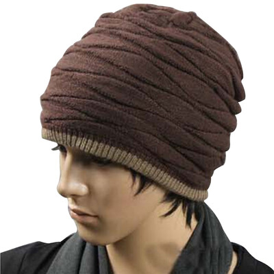 

MSW (MSEK) MMZ131061 autumn and winter men's wool cap thick double-knit hat Street dance caps coffee