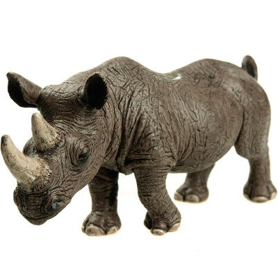 

Si Le Schleich German brand toys handmade paint color wild animal simulation animal model 3 years old children puzzle early teaching aids - rhinoceros SCHC14743