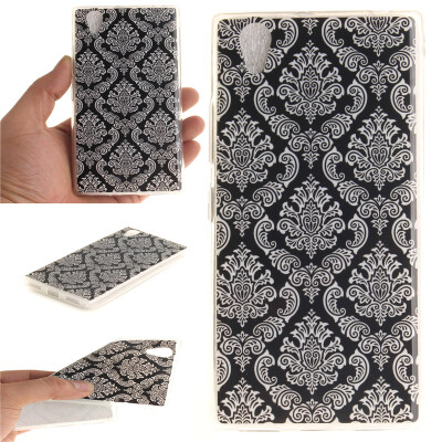 

Totem flowers Pattern Soft Thin TPU Rubber Silicone Gel Case Cover for Lenovo P70