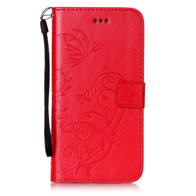 

Rose Flower Design PU Leather Flip Cover Wallet Card Holder Case for NOKIA N640