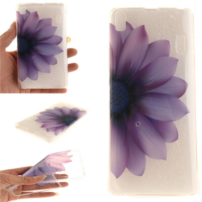 

Half flower Pattern Soft Thin TPU Rubber Silicone Gel Case Cover for Lenovo K3 Note/A7000